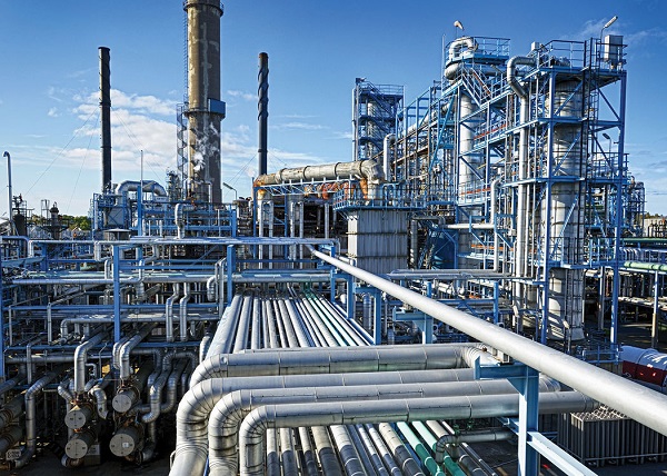 chemical industry processing plant